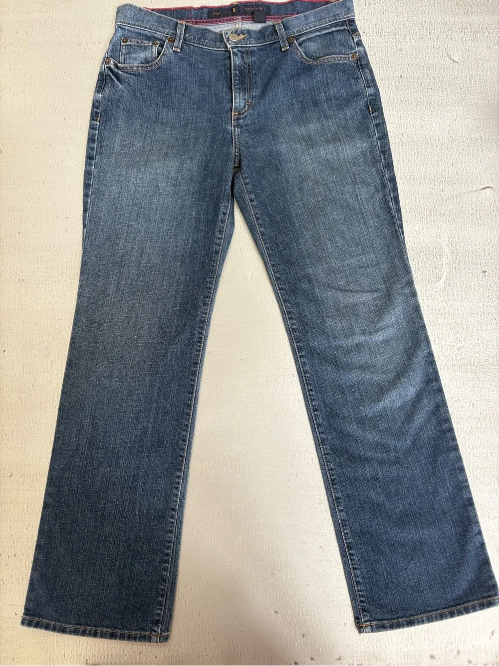 J. Crew Straight-Leg Midwash Denim Jeans